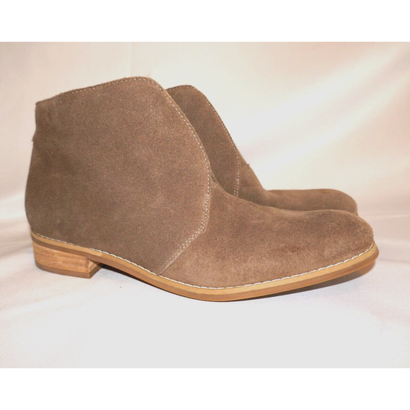 Blondo Sz 7 Verona B3452 02C Taupe Brown Waterproof Ankle Boots Chelsea - Picture 1 of 8